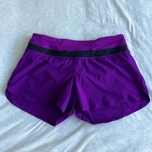 Violet Lululemon Athletic Shorts